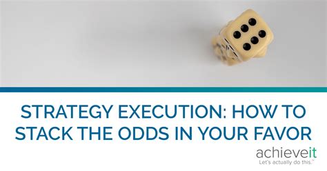 odds stacked in your favor|Stack the odds in your favor .